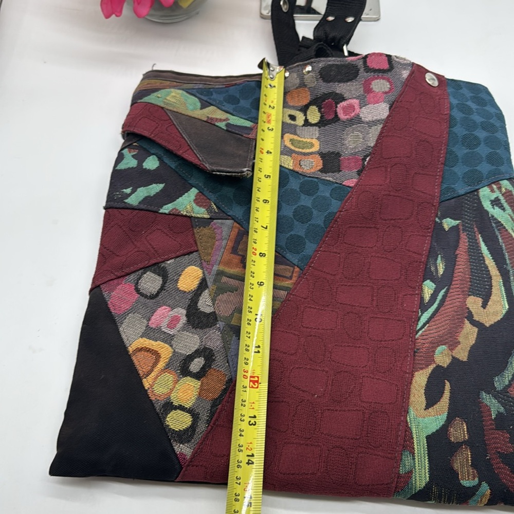 Carogi Carson Rogers Multi Color Patchwork Backpa… - image 8